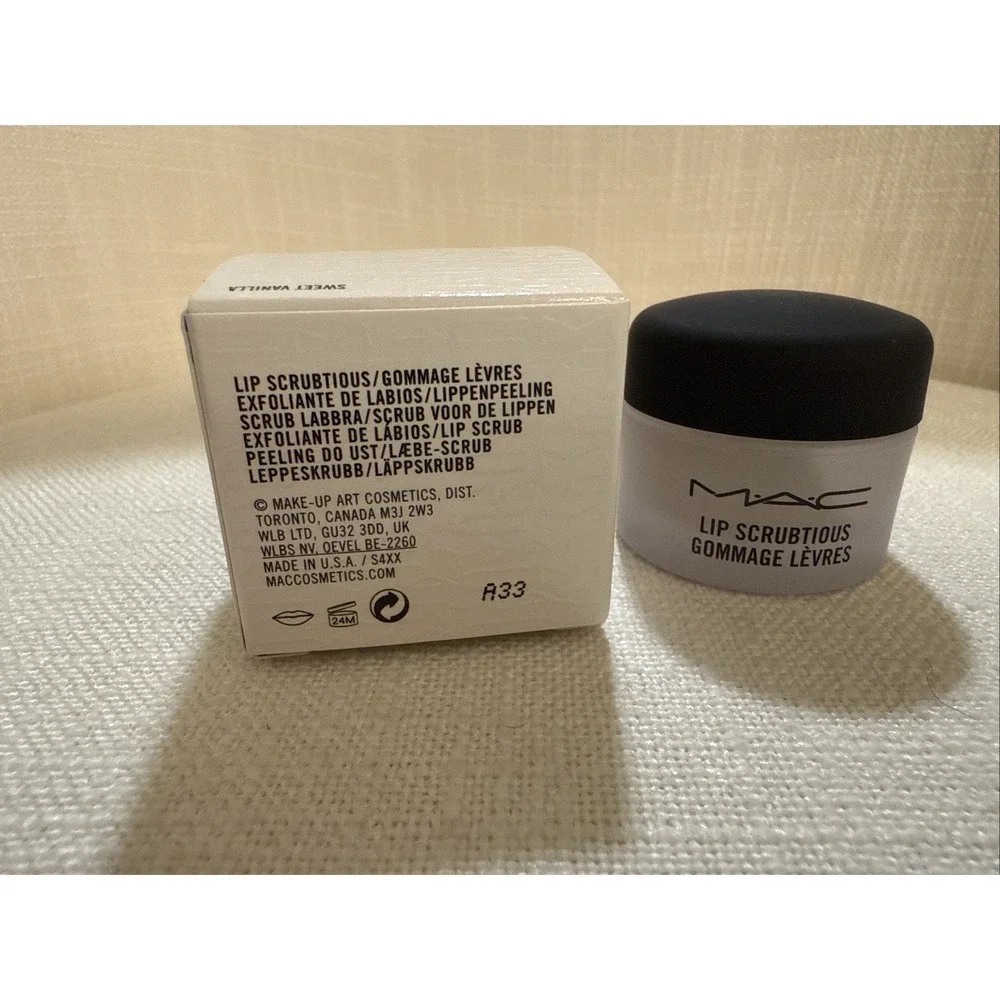 MAC Cosmetics‎ LIP SCRUBTIOUS - SWEET VANILLA   0.47 oz - NIB Authentic